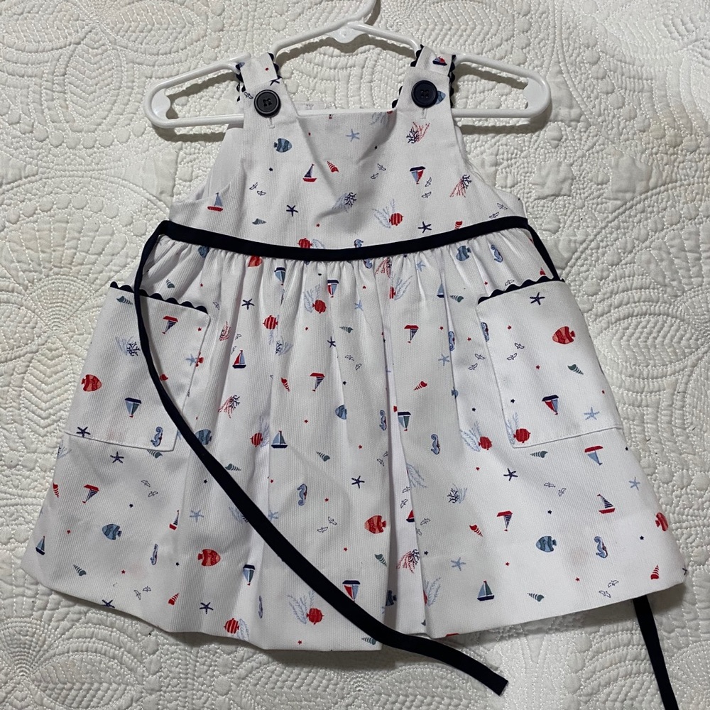 Nautical print dress